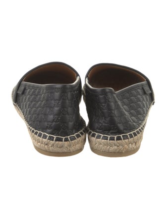 Gucci Microguccissima Pattern Leather Espadrilles