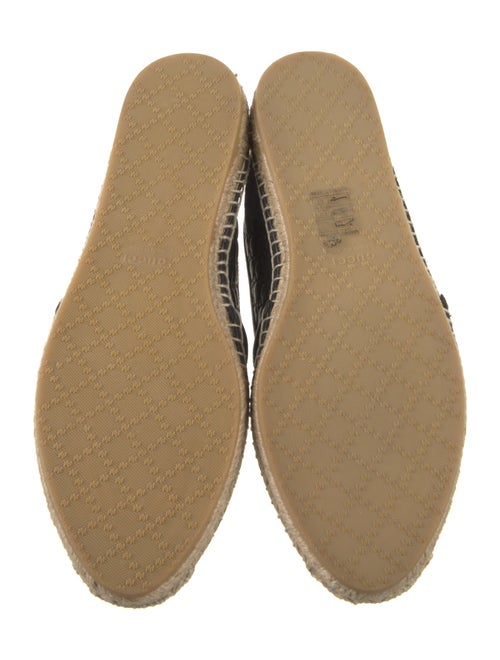 Gucci Microguccissima Pattern Leather Espadrilles