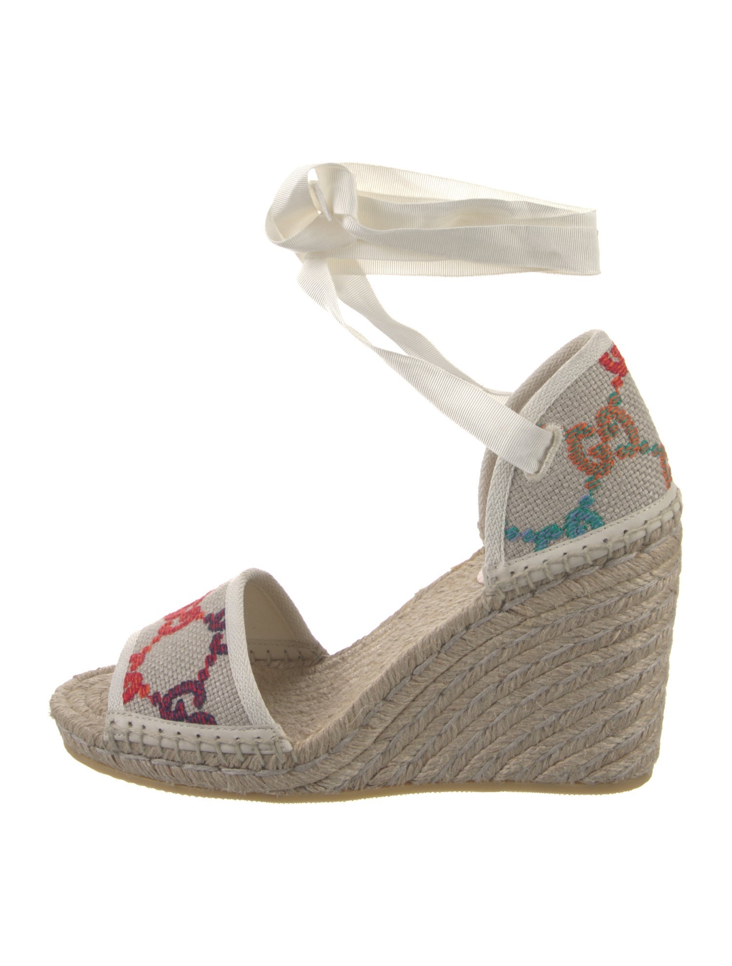 Gucci Canvas Printed Espadrilles