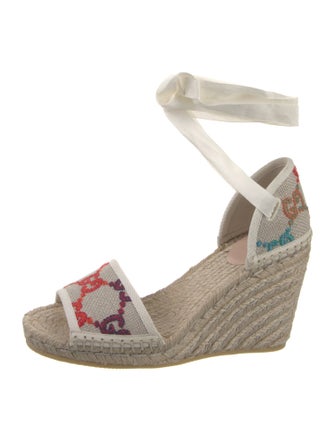 Gucci Canvas Printed Espadrilles