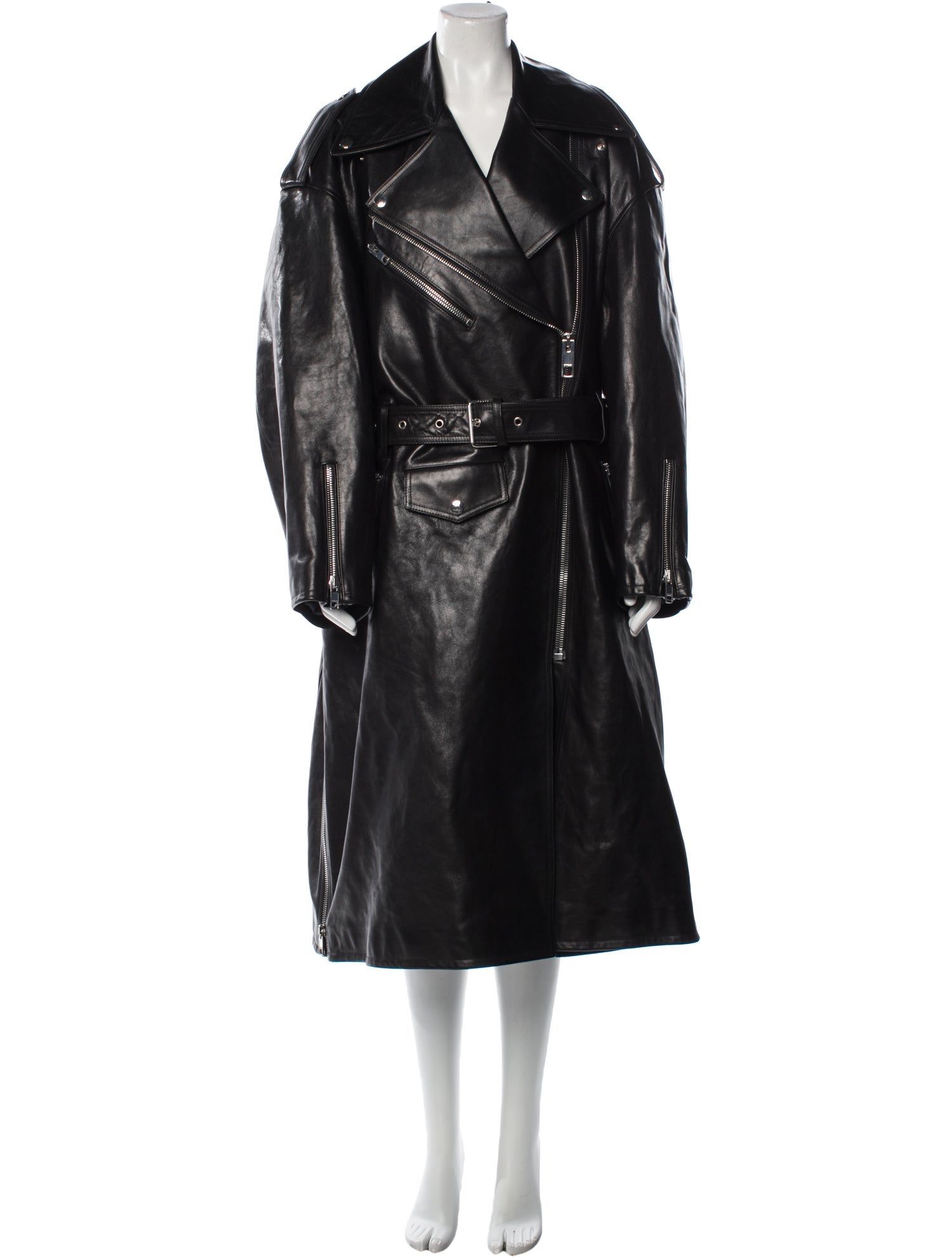 Gucci 2024 Leather Trench Coat