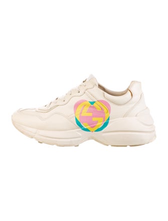 Gucci Interlocking G Logo Leather Chunky Sneakers