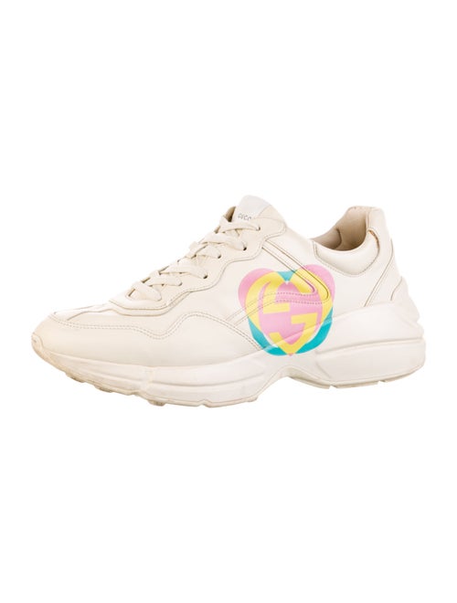 Gucci Interlocking G Logo Leather Chunky Sneakers