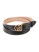 Gucci Double G Logo Skinny Belt