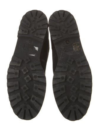 Gucci Web Accent Suede Boots