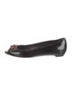Gucci Horsebit Accent Patent Leather Flats