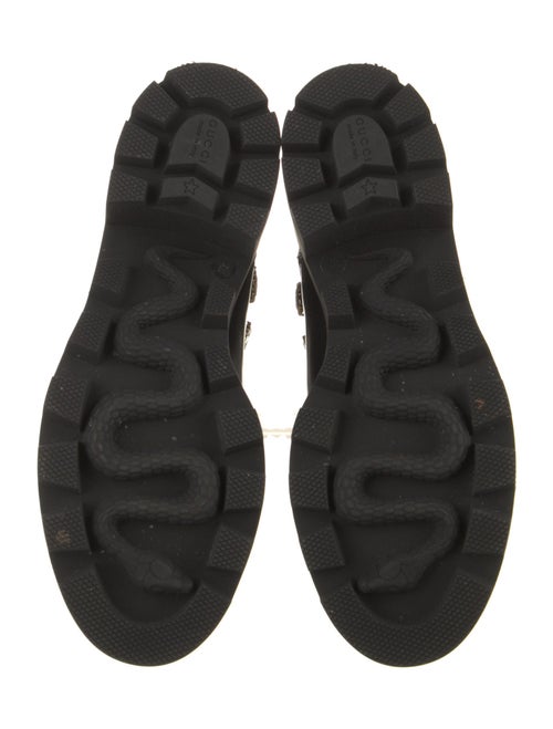 Gucci Double G Logo Leather Chelsea Boots