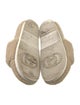 Gucci Interlocking G Logo Shearling Slides