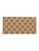 Gucci GG Canvas Canvas Continental Wallet