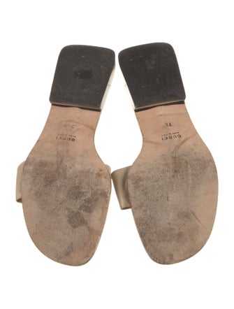 Gucci Leather Slides