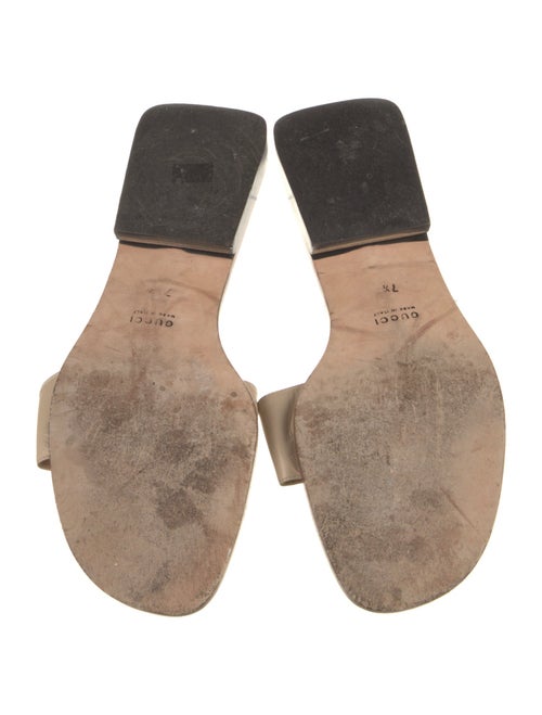 Gucci Leather Slides