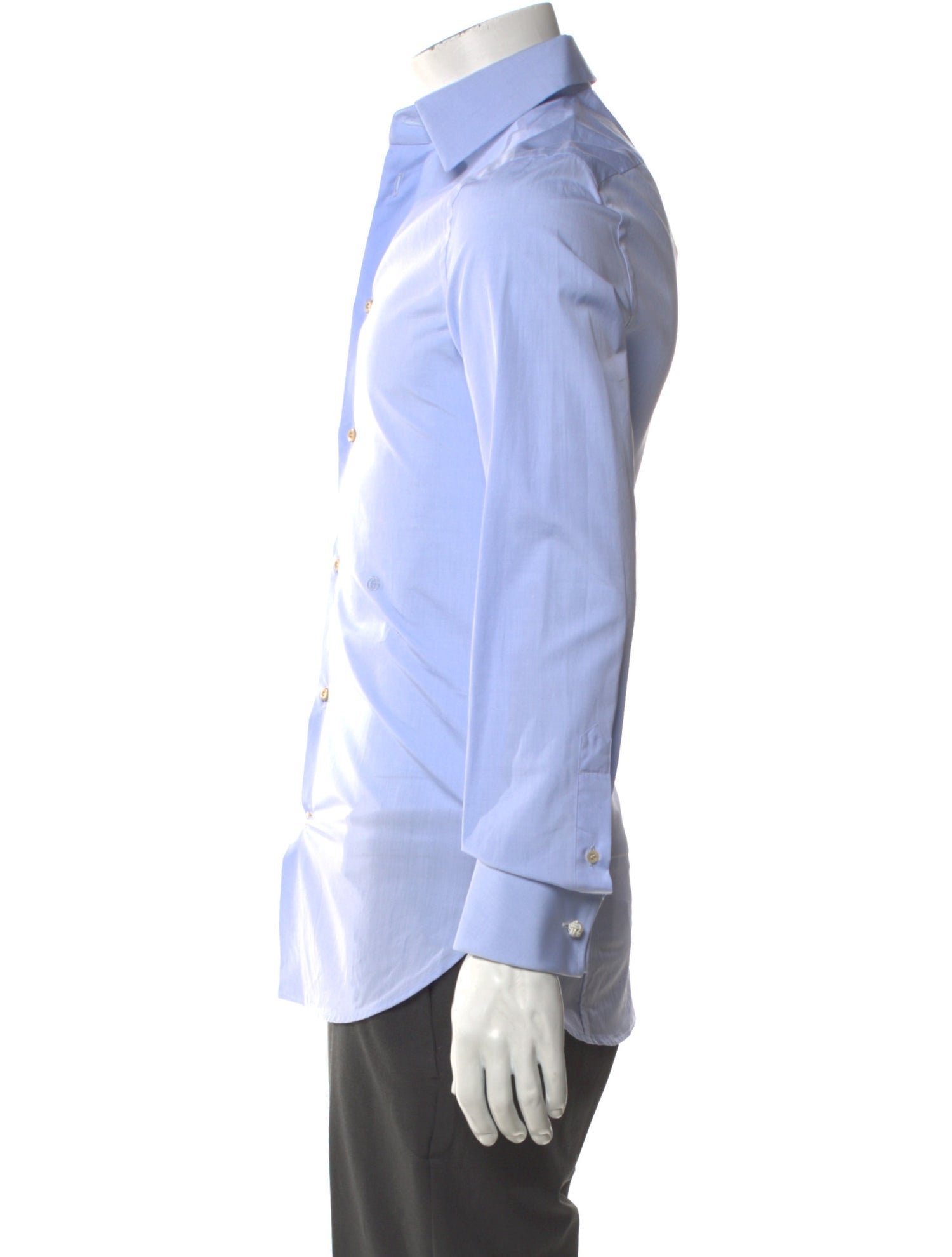 Gucci Running GG Logo Long Sleeve Dress Shirt