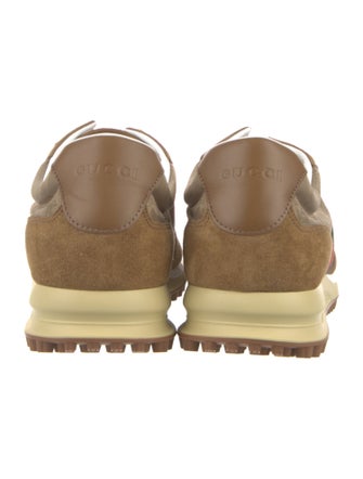 Gucci Web Accent Canvas Sneakers