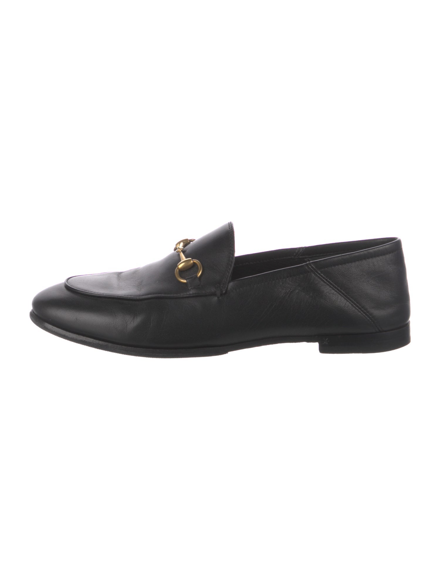 Gucci Horsebit Accent Leather Loafers