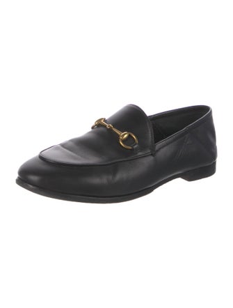 Gucci Horsebit Accent Leather Loafers