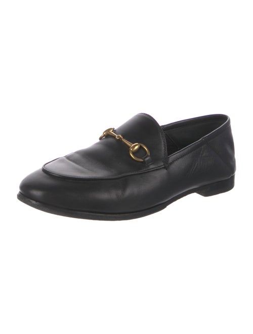 Gucci Horsebit Accent Leather Loafers