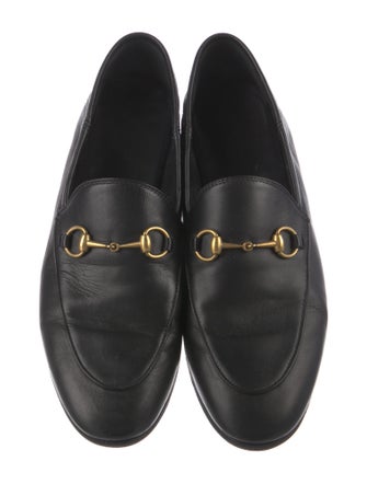 Gucci Horsebit Accent Leather Loafers
