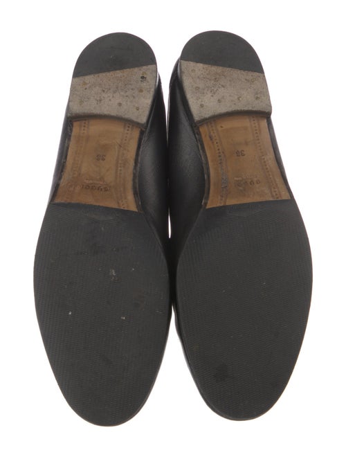 Gucci Horsebit Accent Leather Loafers