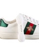 Gucci Web Accent Leather Sneakers
