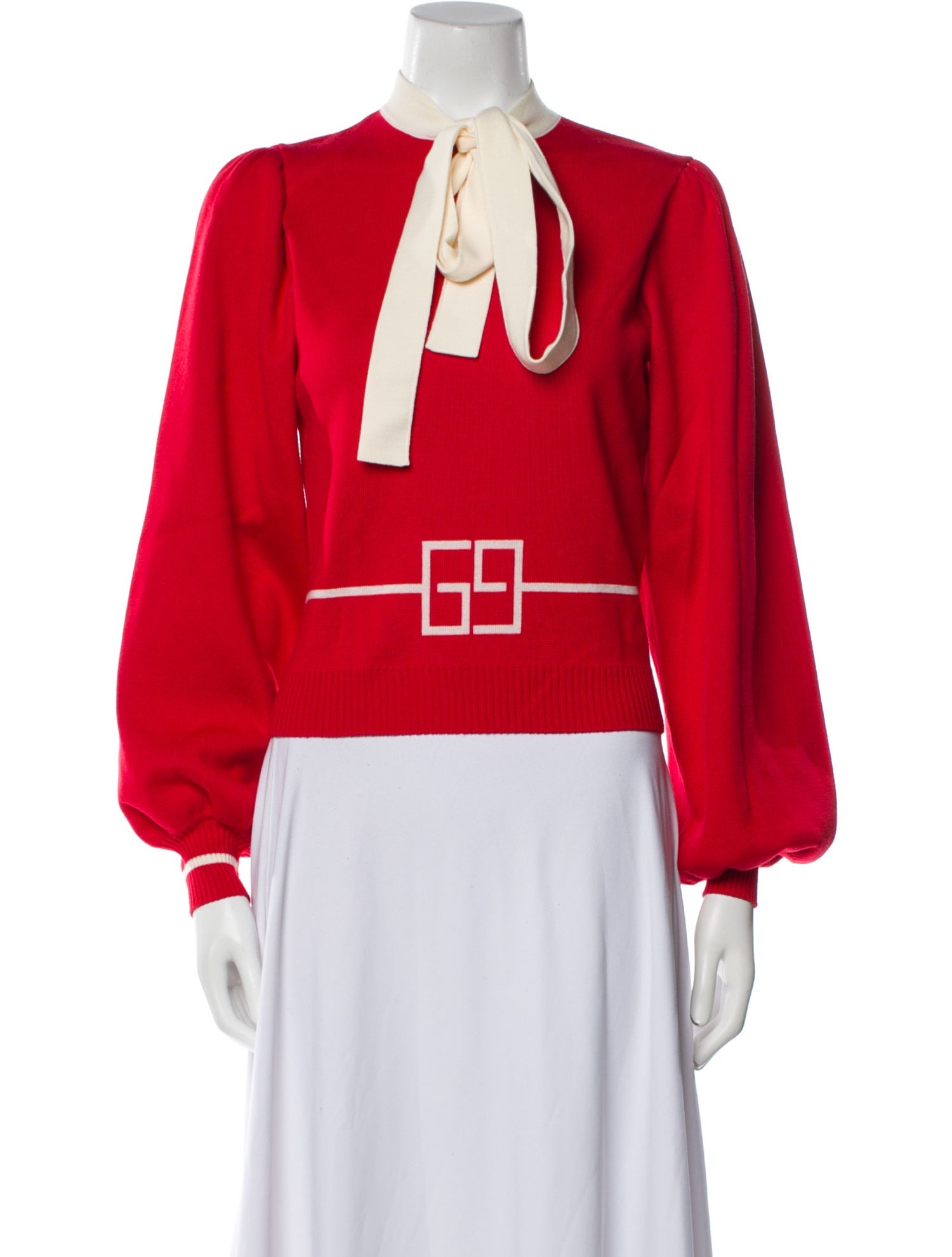 Gucci Wool Graphic Print Sweater