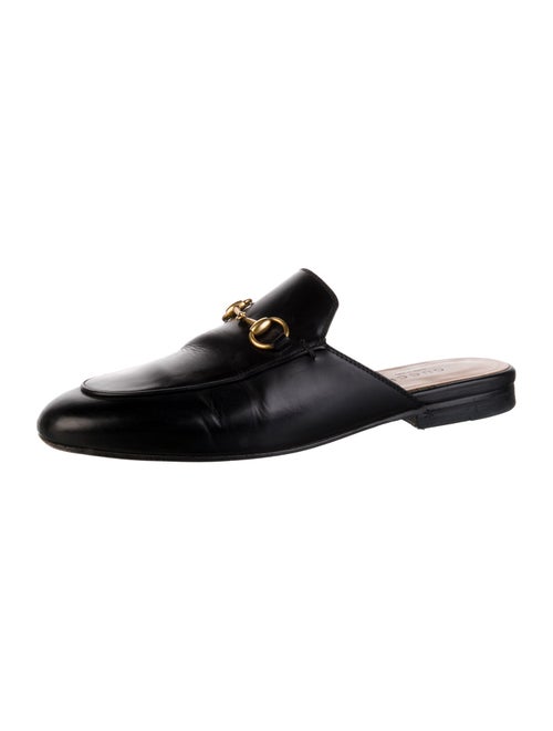 Gucci Horsebit Accent Leather Mules