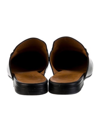 Gucci Horsebit Accent Leather Mules