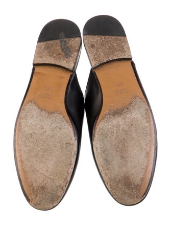 Gucci Horsebit Accent Leather Mules