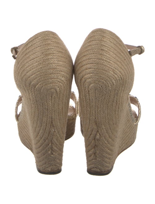 Gucci Horsebit Accent Leather Espadrilles