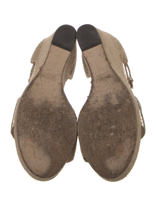 Gucci Horsebit Accent Leather Espadrilles