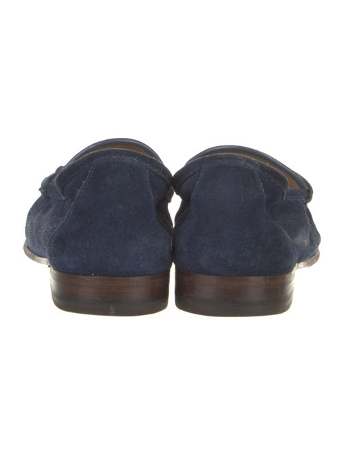 Gucci Horsebit Accent Suede Loafers