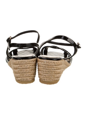 Gucci Patent Leather Espadrilles