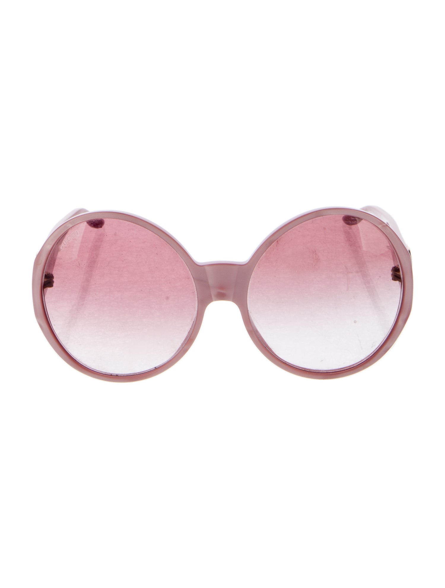 Gucci Interlocking G Logo Round Sunglasses