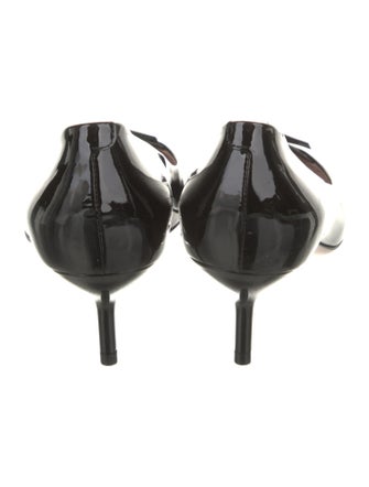 Gucci Horsebit Accent Patent Leather Pumps