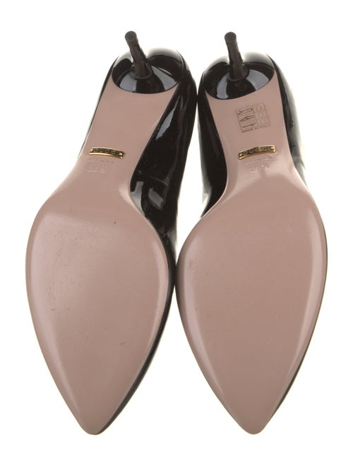 Gucci Horsebit Accent Patent Leather Pumps