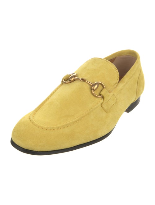 Gucci Horsebit Accent Leather Loafers