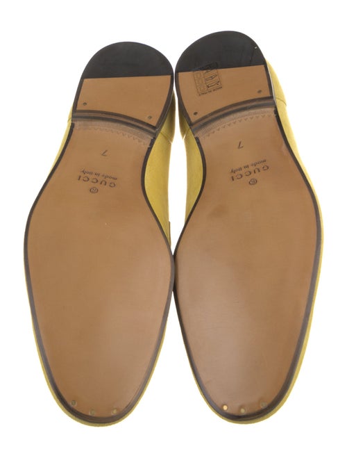 Gucci Horsebit Accent Leather Loafers