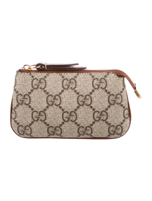 Gucci Pattern Print Wallet Keychain