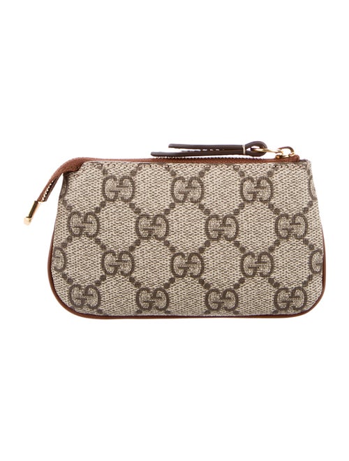 Gucci Pattern Print Wallet Keychain