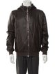Gucci Hysteria Accent Leather Windbreaker
