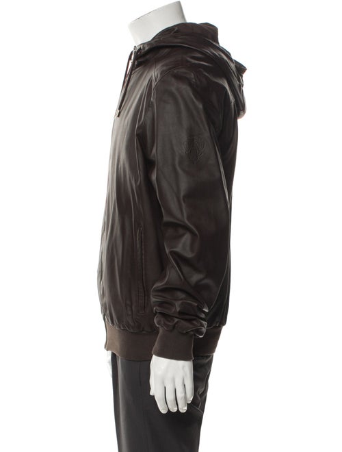 Gucci Hysteria Accent Leather Windbreaker