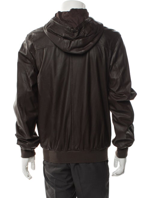 Gucci Hysteria Accent Leather Windbreaker