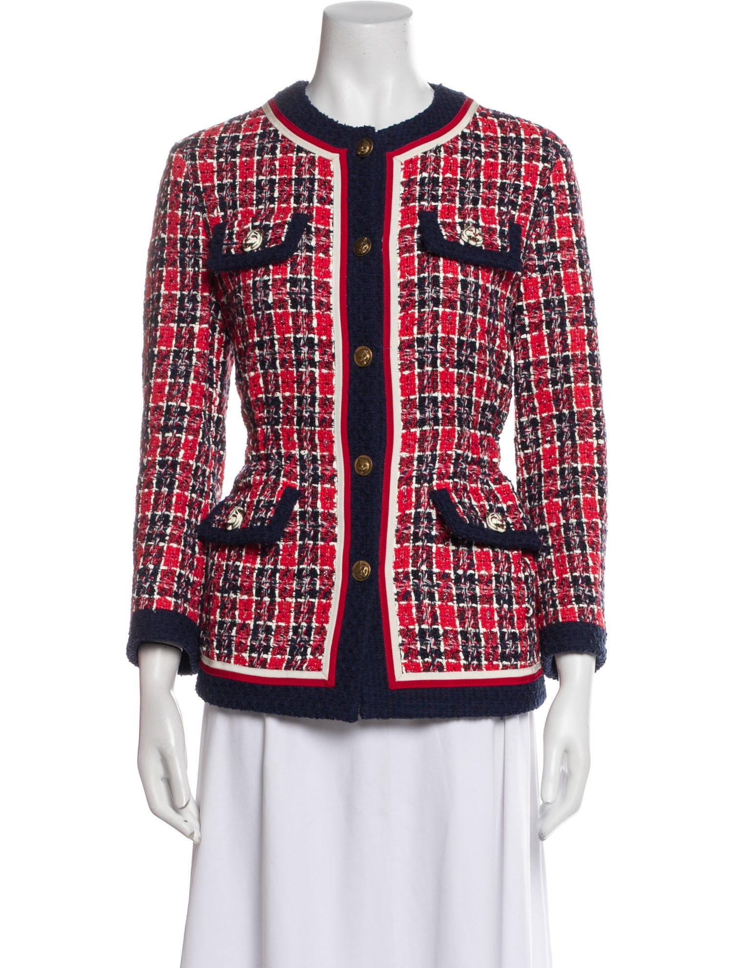 Gucci 2018 Tweed Evening Jacket