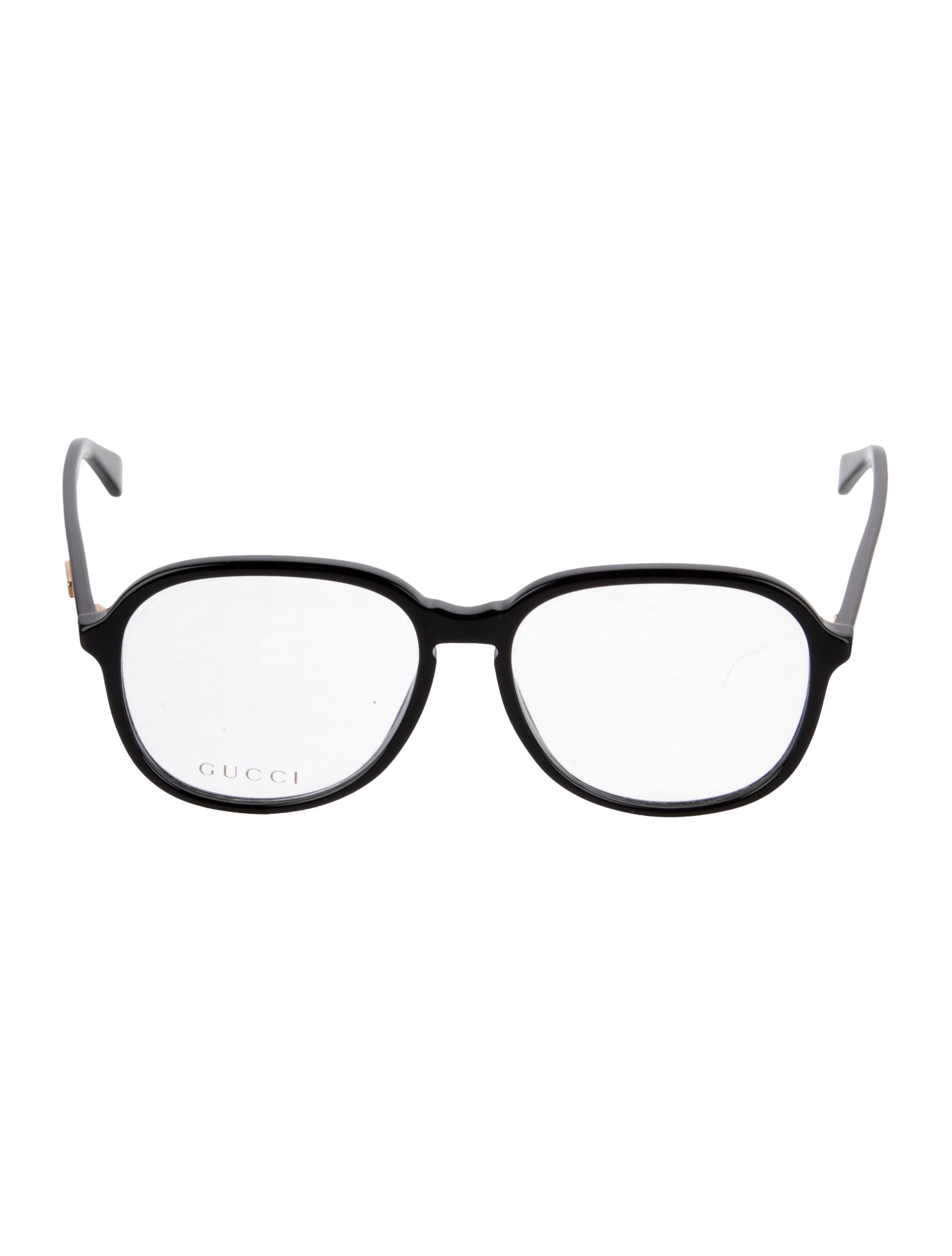 Gucci Web Accent Oversize Eyeglasses