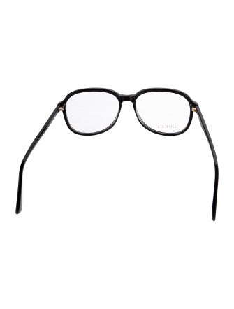 Gucci Web Accent Oversize Eyeglasses