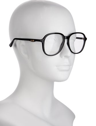 Gucci Web Accent Oversize Eyeglasses