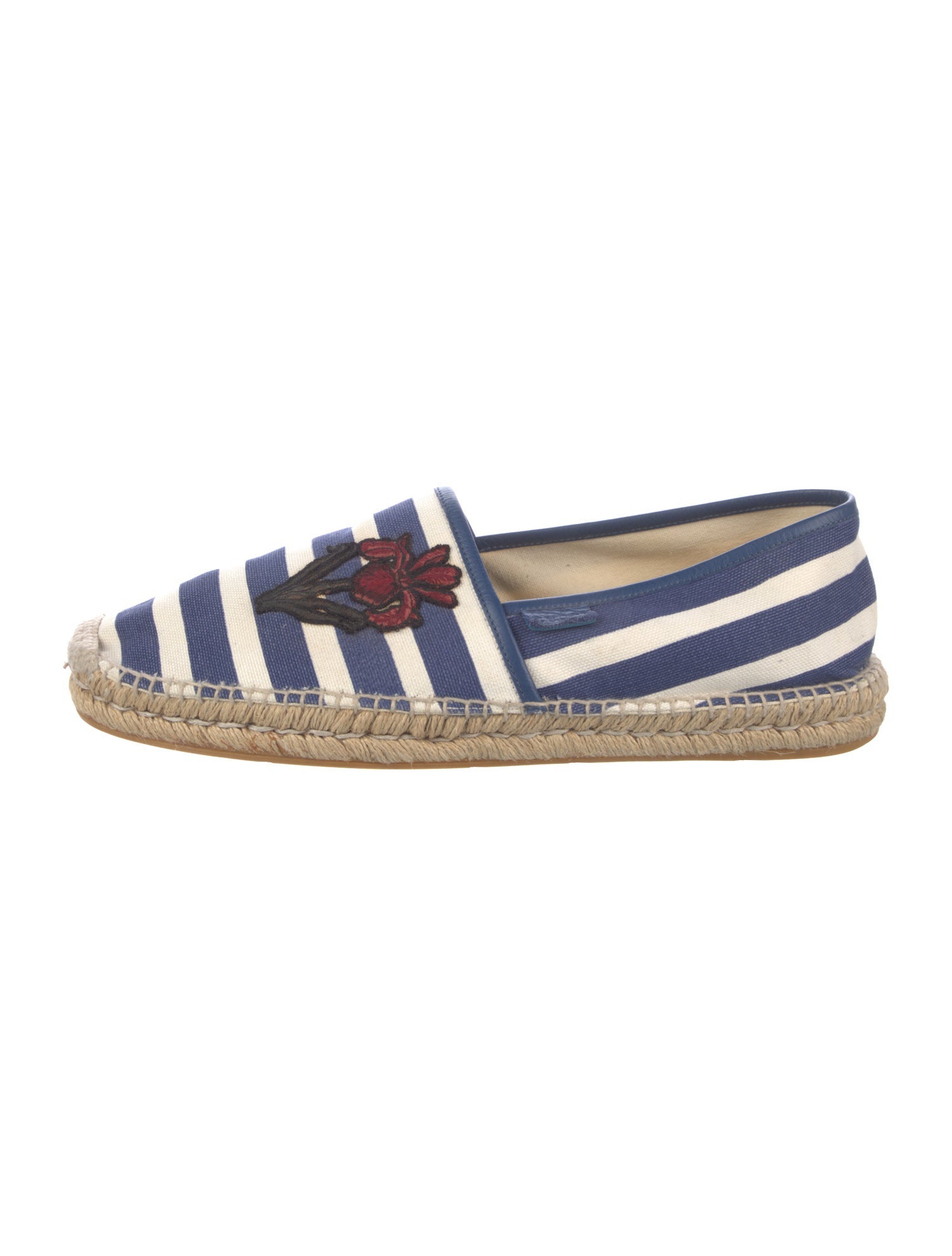 Gucci Canvas Striped Espadrilles