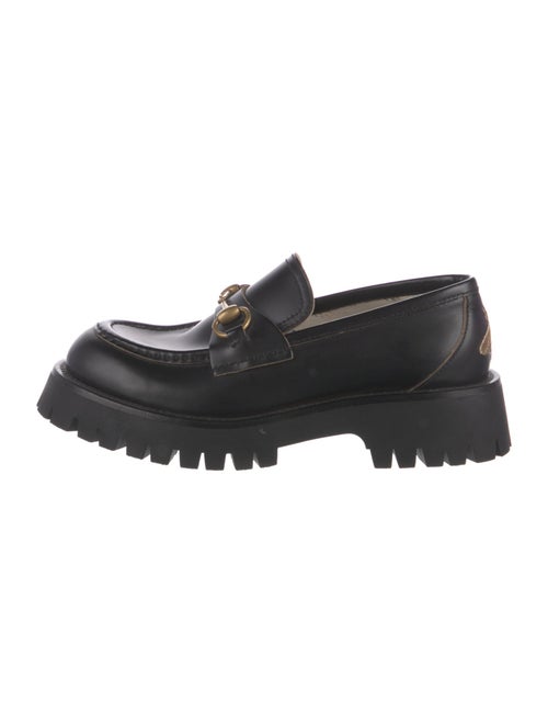 Gucci Horsebit Accent Leather Loafers