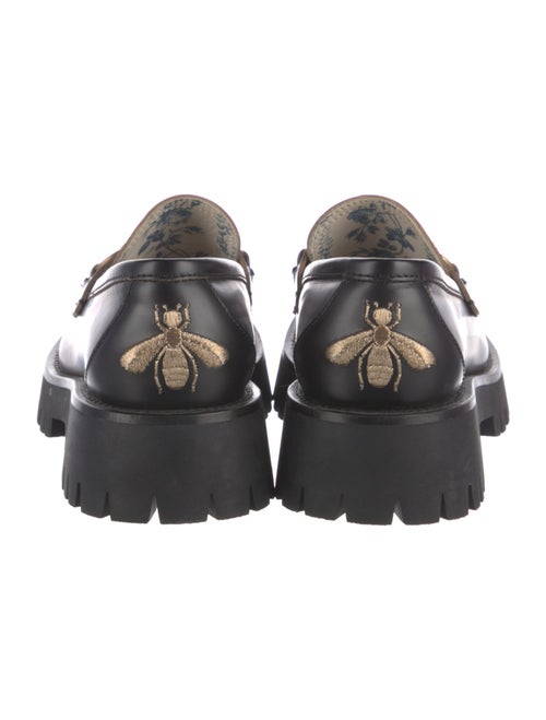Gucci Horsebit Accent Leather Loafers
