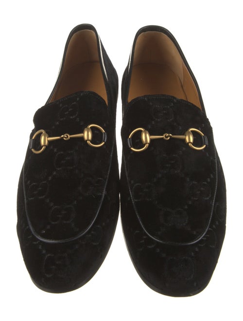 Gucci GG Logo Velvet Loafers