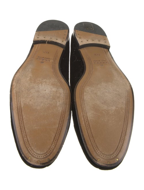 Gucci GG Logo Velvet Loafers